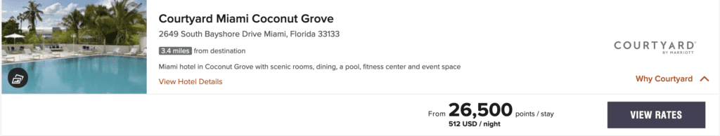 Courtyard miami coconut grove