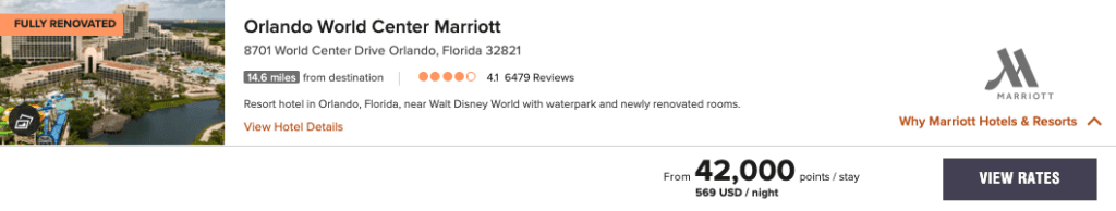 Orlando world center marriott