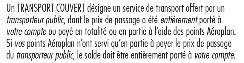 TD Visa Transport couvert