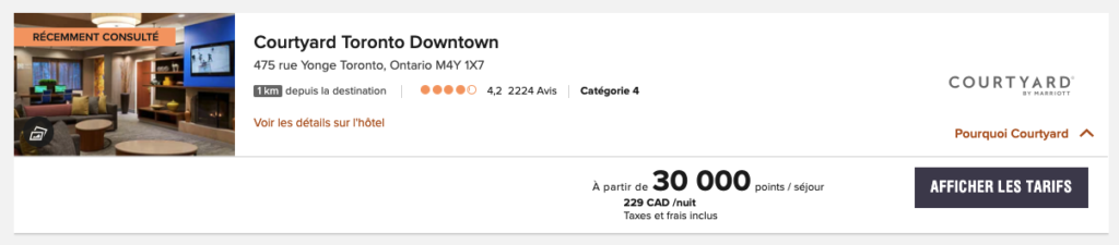 Marriott Courtyard Toronto Downtown