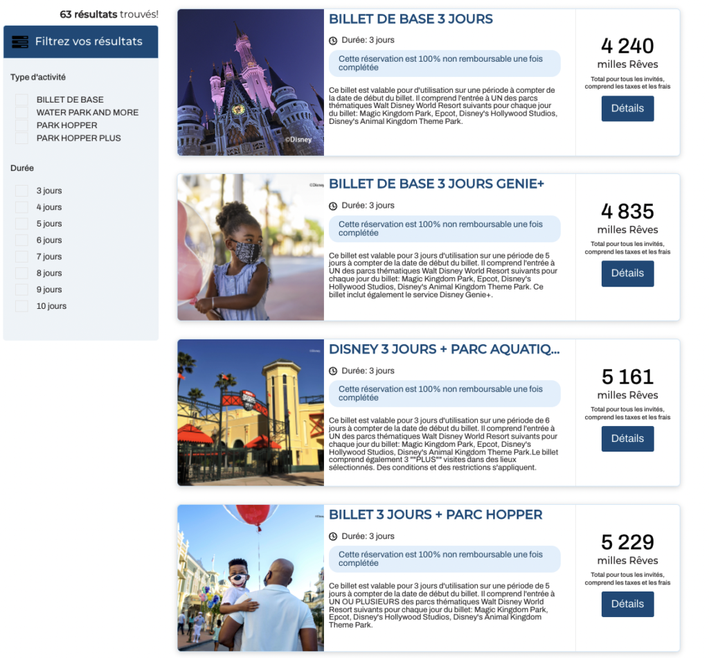 Red Tag Air miles Disney World