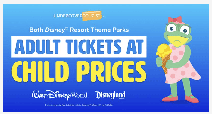 undercover tourist disney ticket