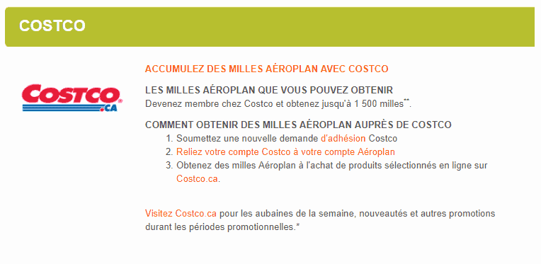 aeroplan costco