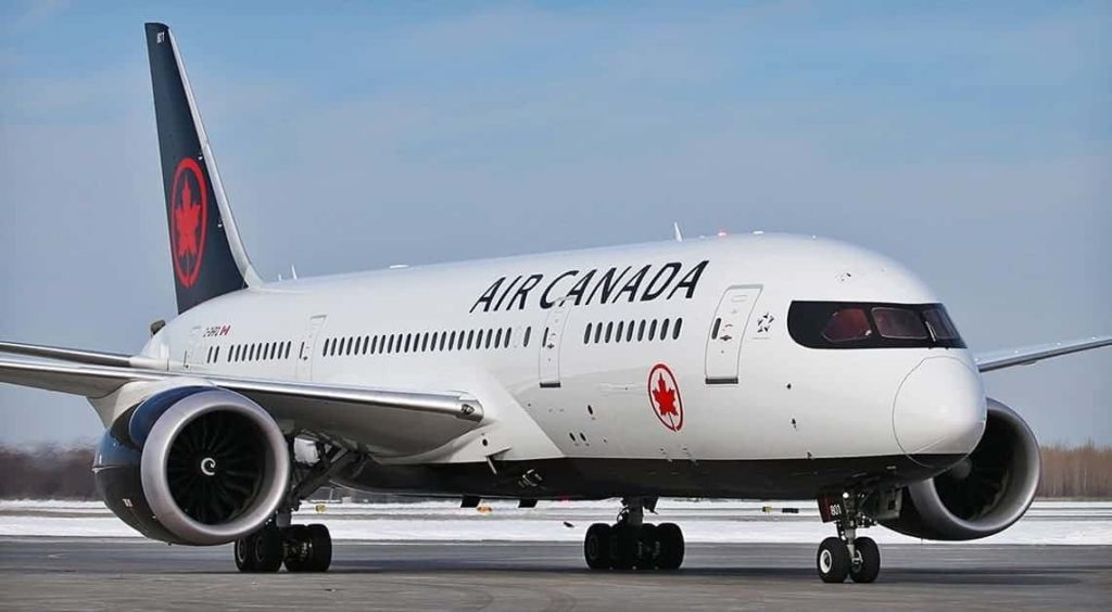 air canada dreamliner