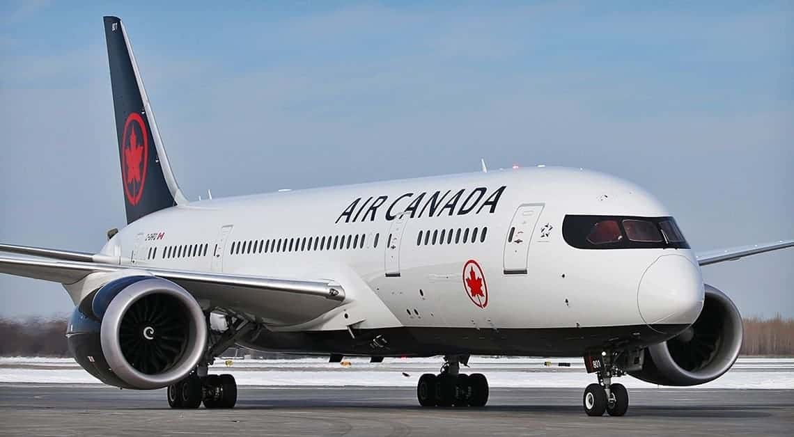 air canada dreamliner