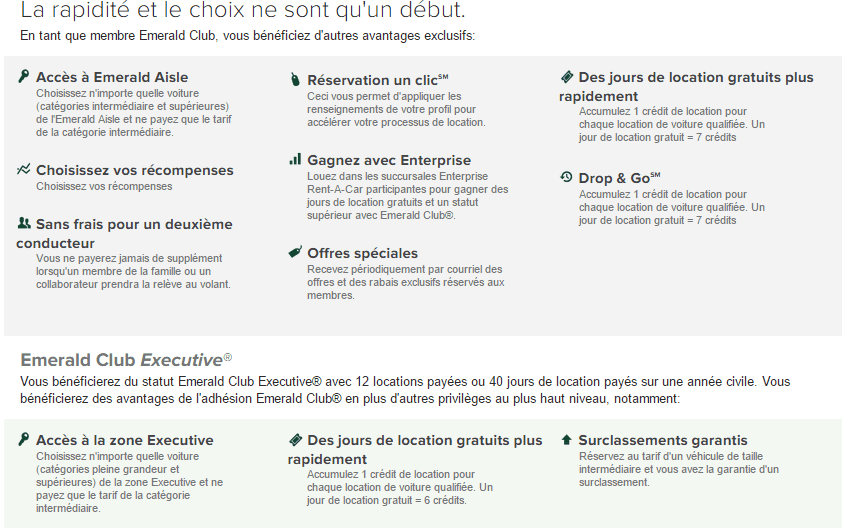 avantages national car