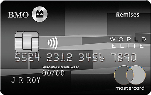 bmo cash back world elite mastercard fr