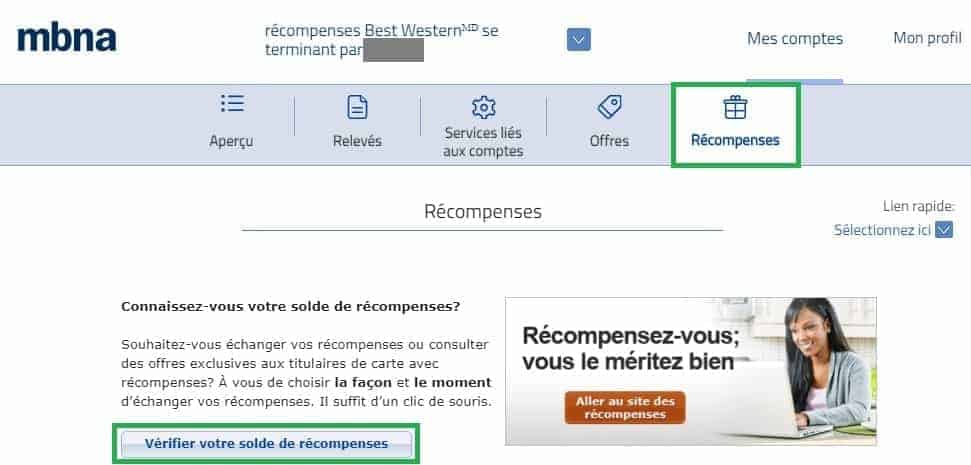 bw recompenses mbna