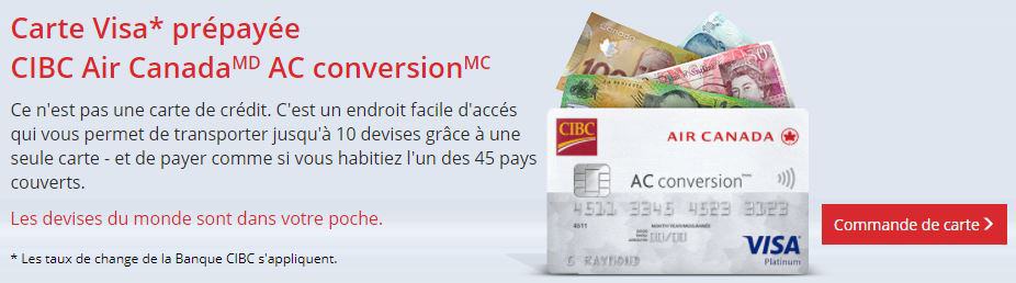 cibc conversion carte souscrire