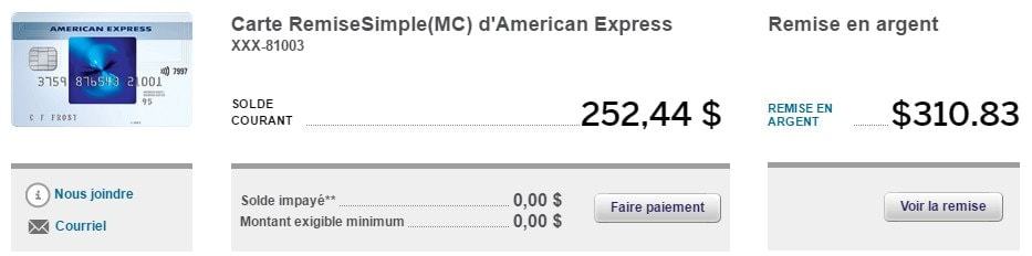 compte remise simple