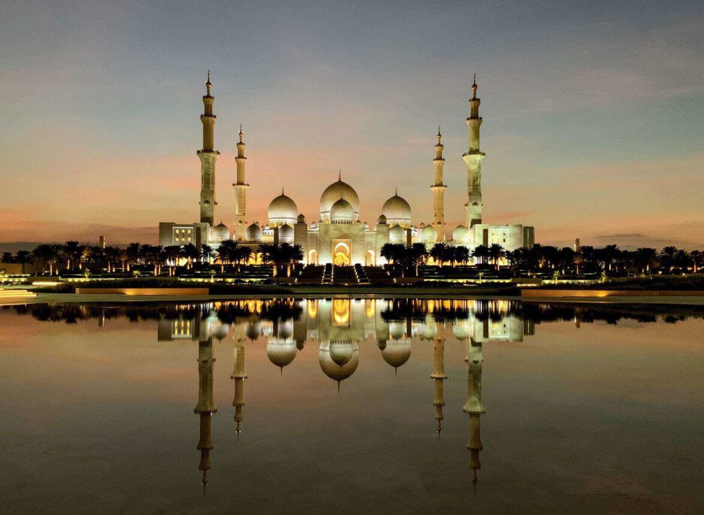 coucher soleil sur la mosquee2