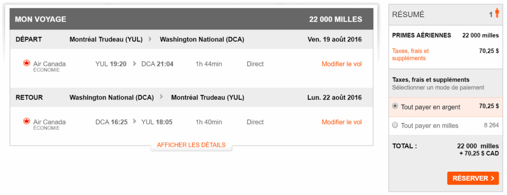 DCA Aero prix du marché