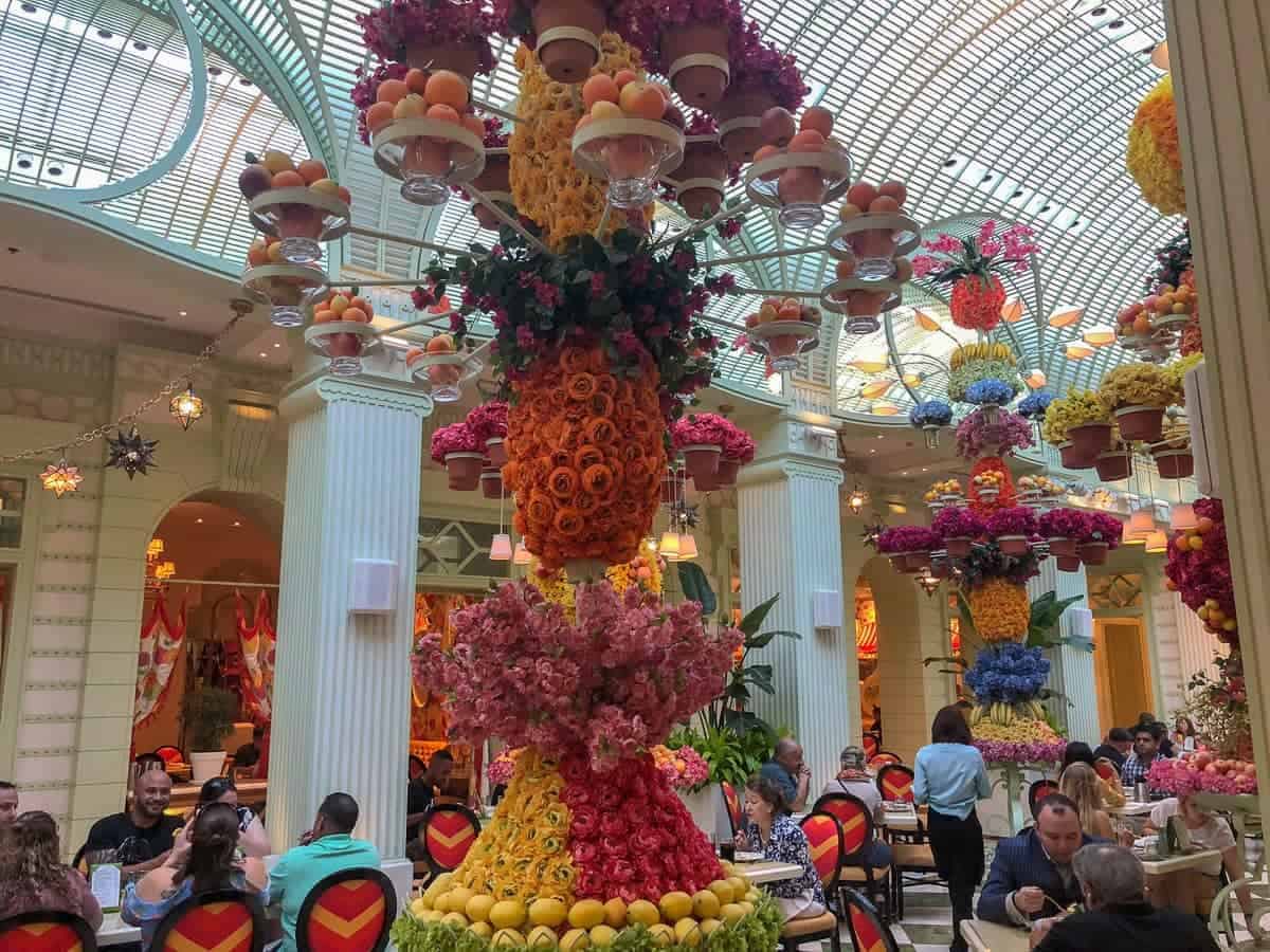 Décoration du buffet du Wynn