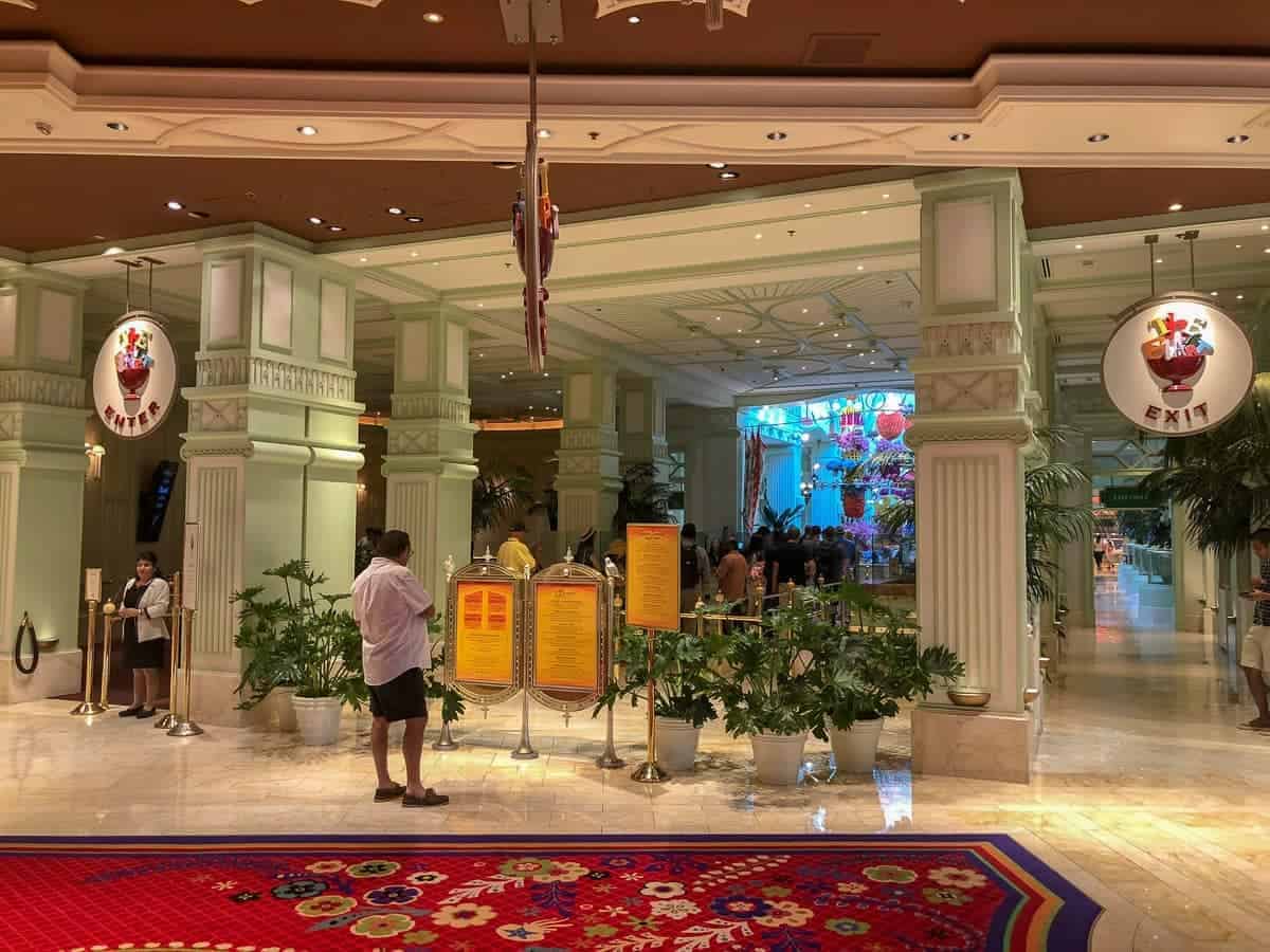 décoration buffet du Wynn