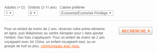 enfant aeroplan