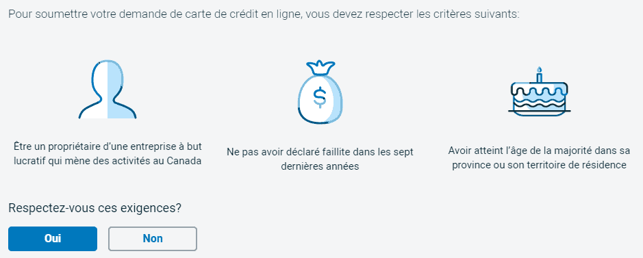 exigences bmo entreprise