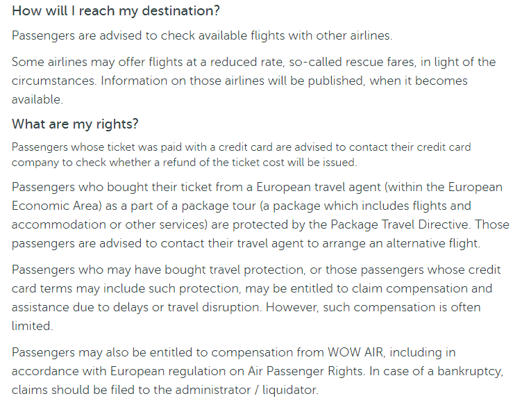 bankruptcy wow declarations