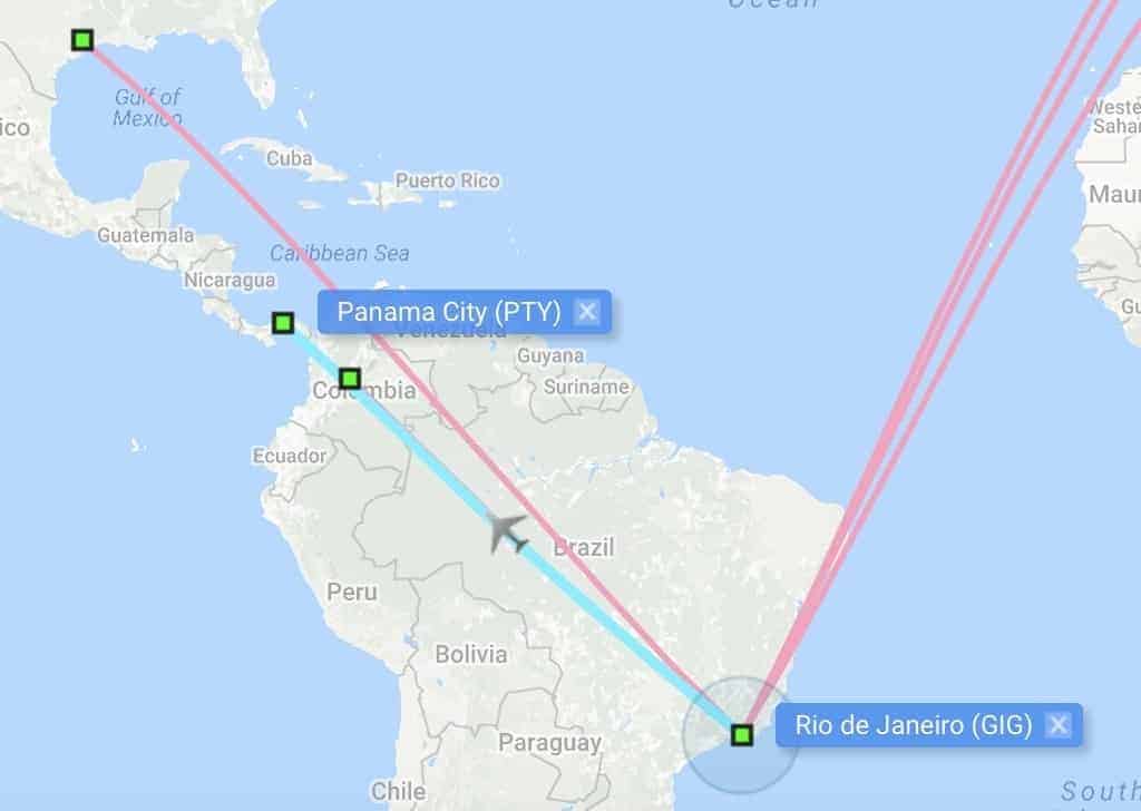 flight connections rio 1