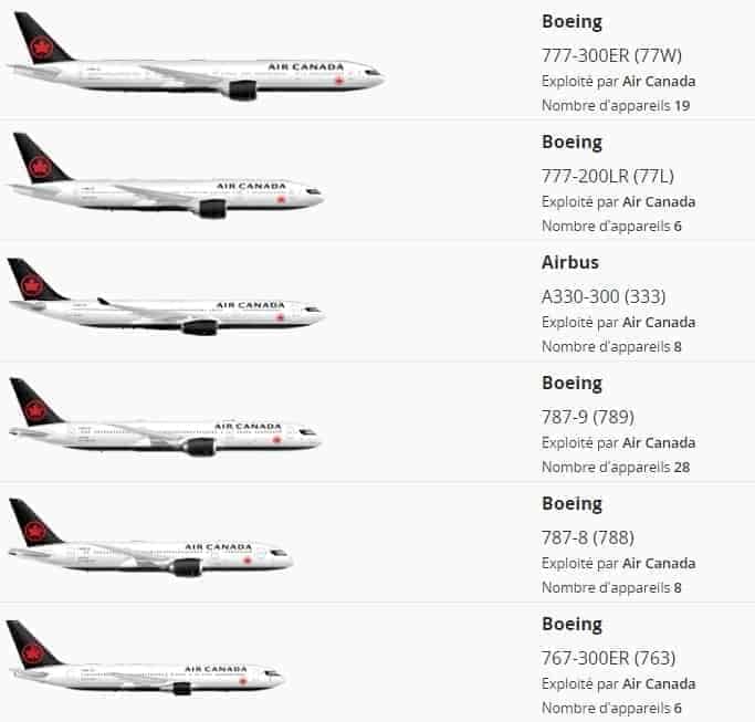 flotte long courrier ac