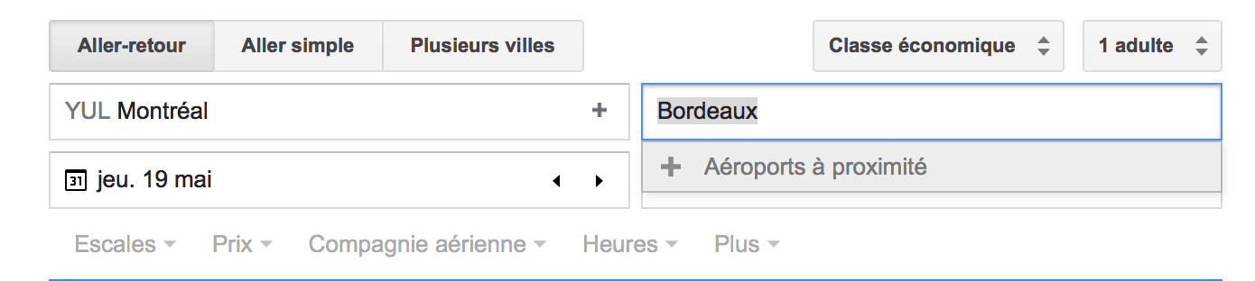google flights