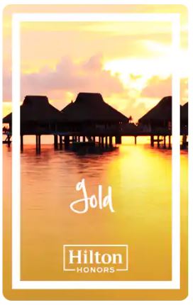 hilton honors statut gold