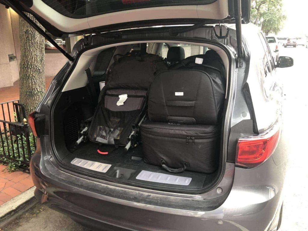 infiniti qx60 bagages