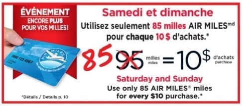 jean coutu use air miles