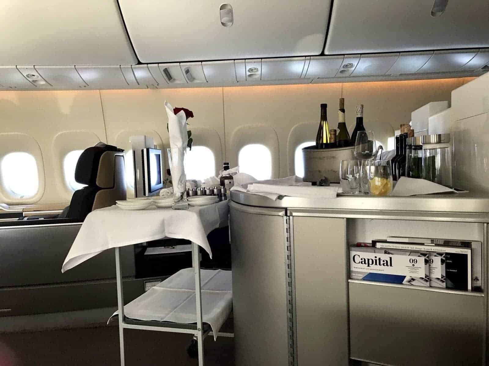 lufthansa first fra bos 49