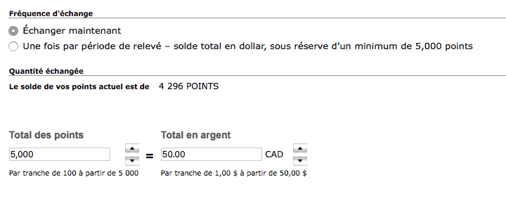 mbna recompenses retrait