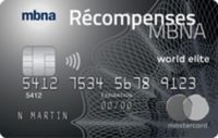 mbna recompenses world elite new