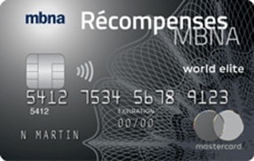 mbna recompenses world elite new
