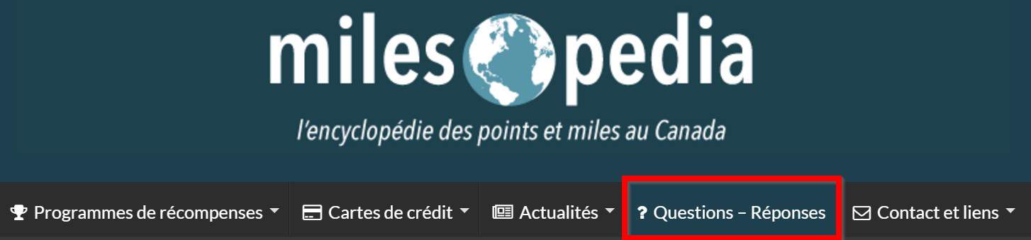 menu faq milesopedia