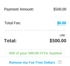 plastiq cra fees free