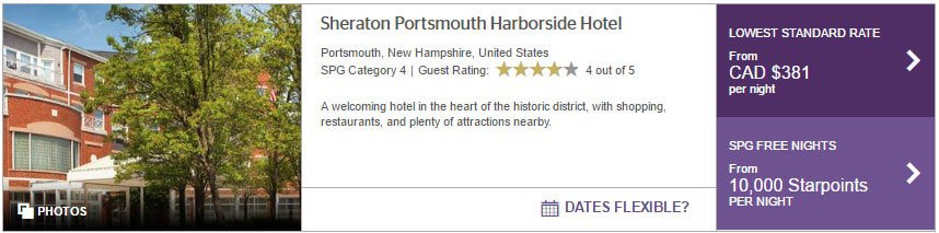 portsmouth sheraton