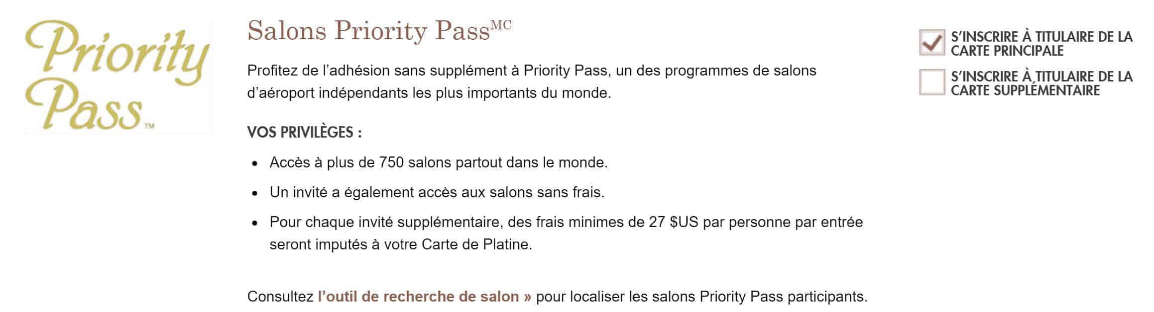 priority pass platine