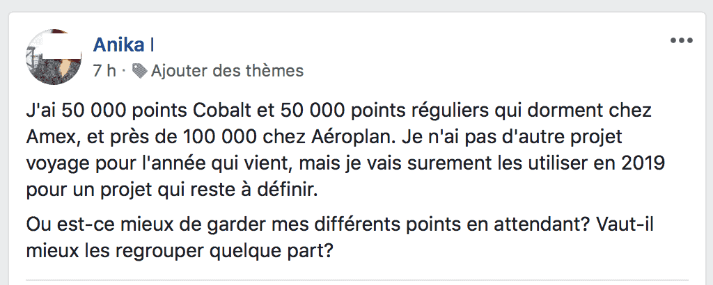 question spg aeroplan