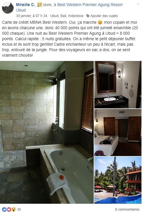 retour experience mireille best western