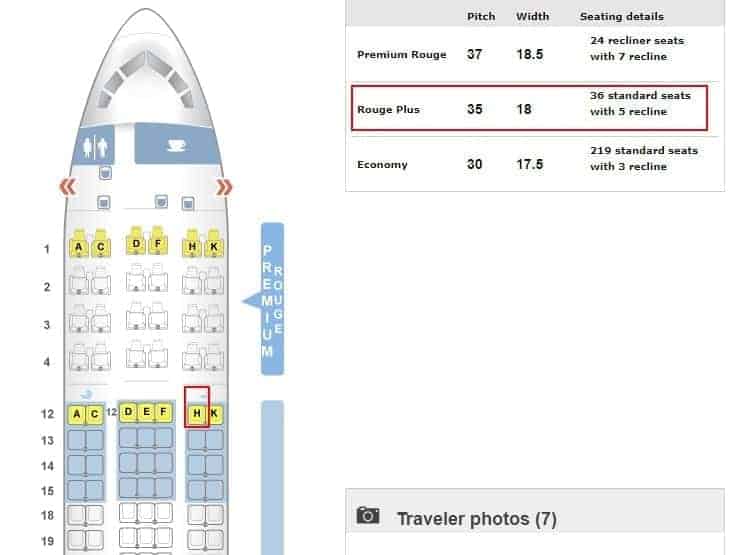 seatguru 767 air canada rouge