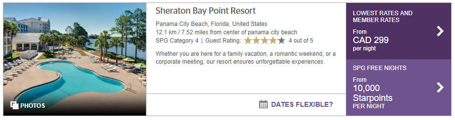 Sheraton Bay Point Resort, Panama City Beach