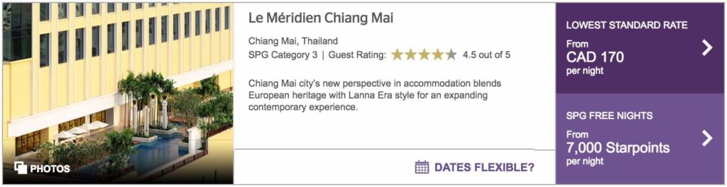 spg meridien chiang mai