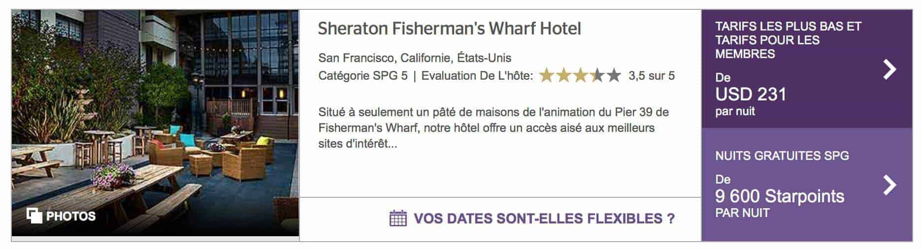 spg sheraton sfo