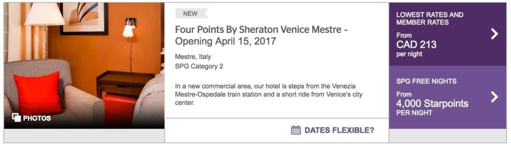 starwood preferred guest venise italie 3