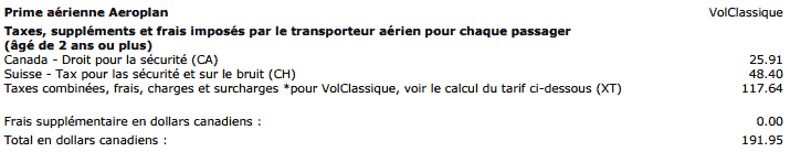Réservation D’une Prime Aéroplan Sur Swiss En Classe Affaires