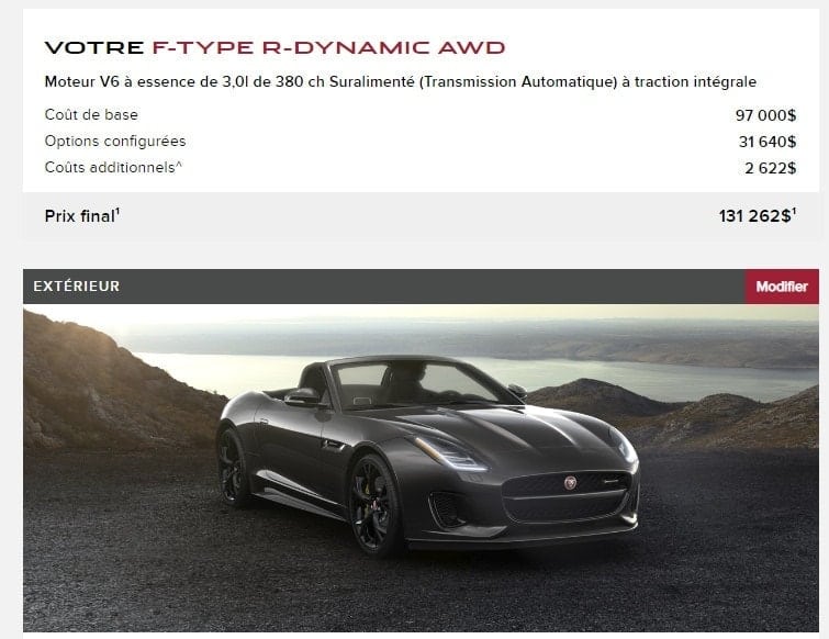 turo photos jaguar options