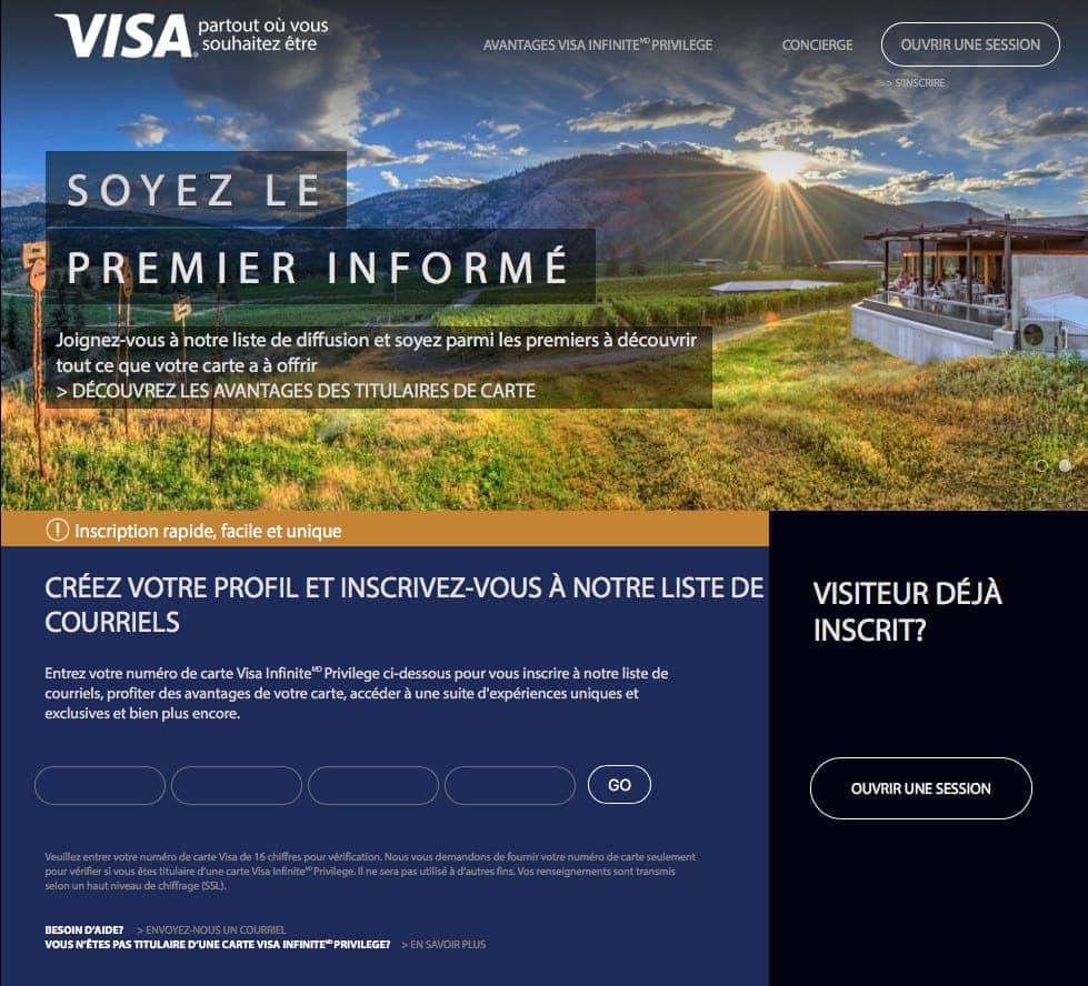 visa infinite privilege 1