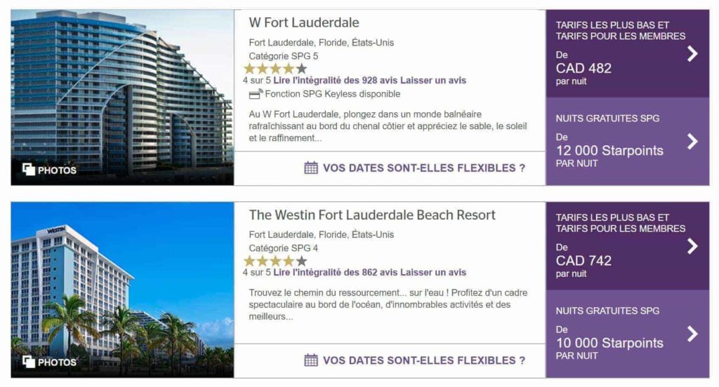 w and westin fort lauderdale