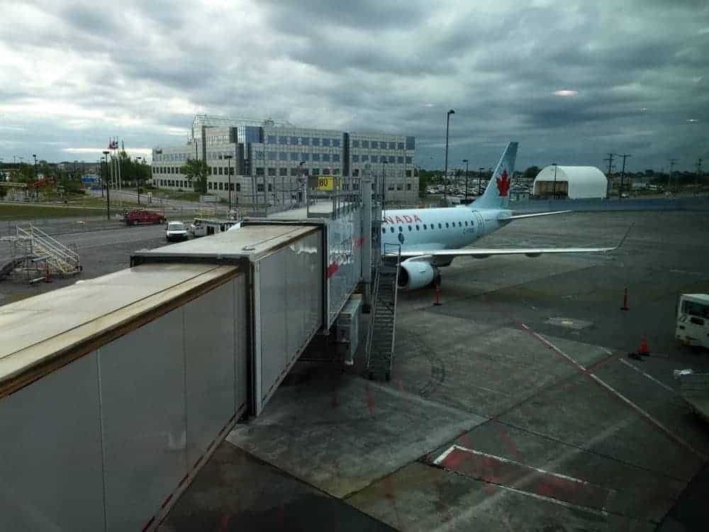 Embarquement Air Canada vers New-York EWR