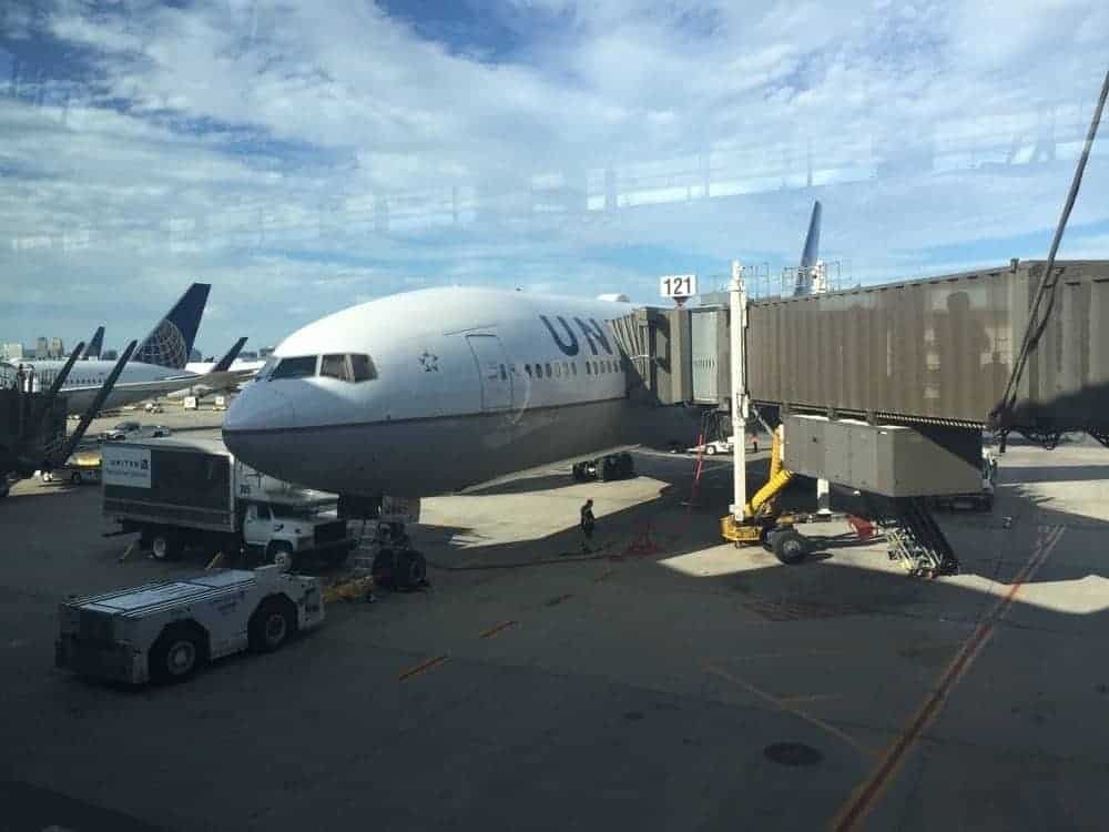 My plane to Paris CDG tonight - B772 United