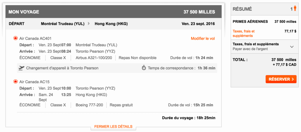yulhkg aeroplan