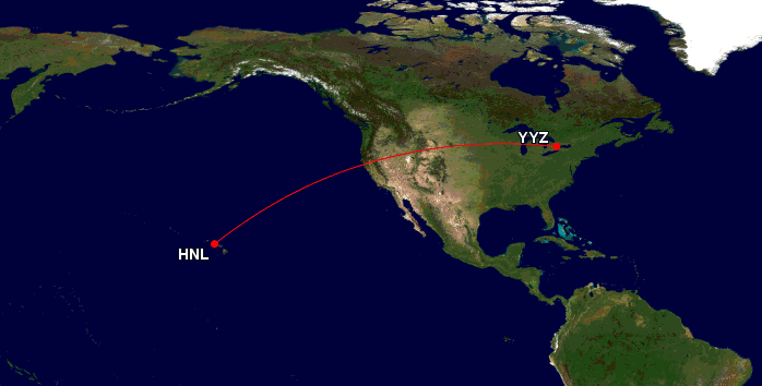 yyz hnl